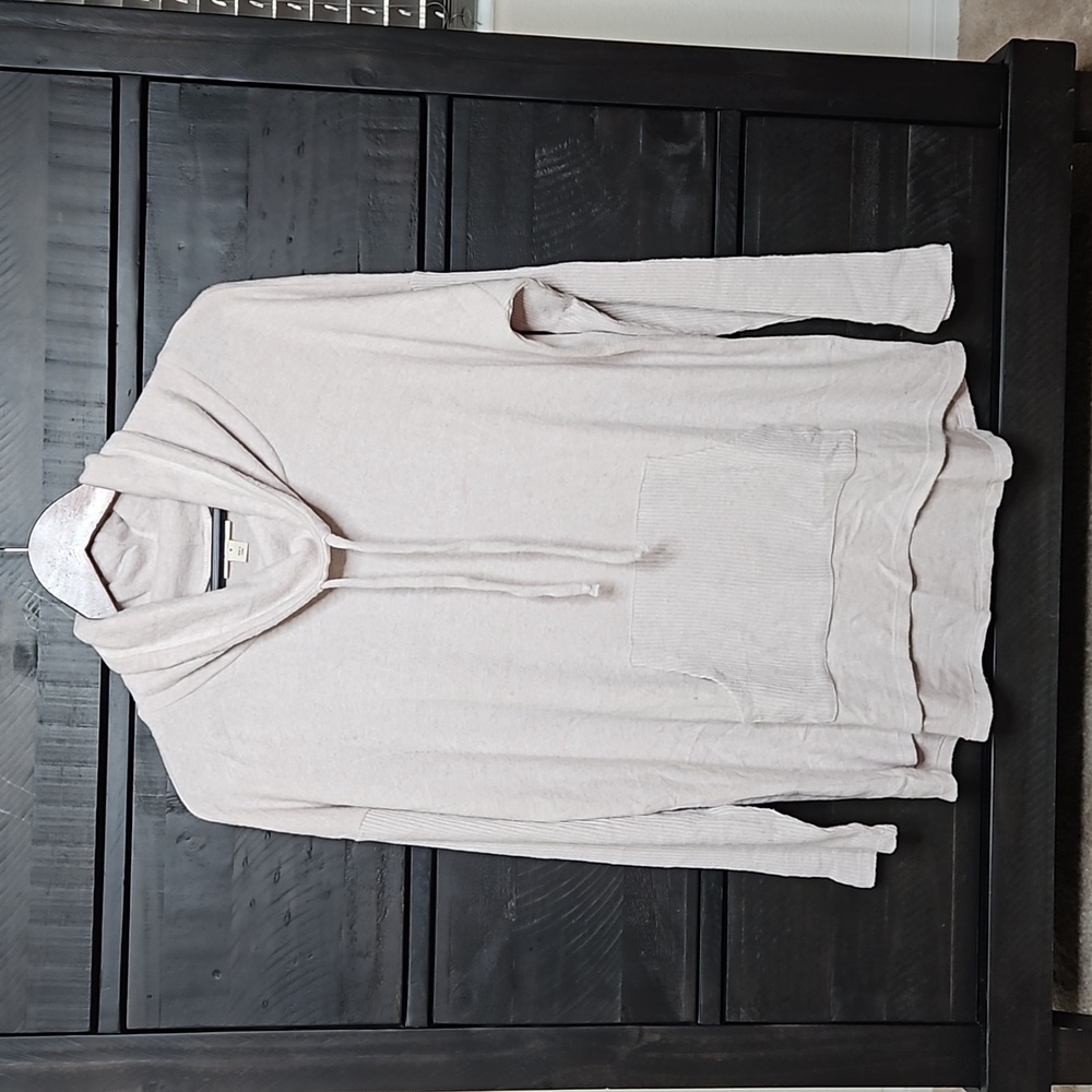 Light Heather Pink Long Neck Sweater Shirt